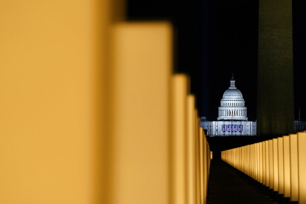 APTOPIX Biden Inauguration Memorial